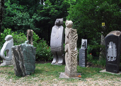 Bill Boone Granite Garden Sculptures