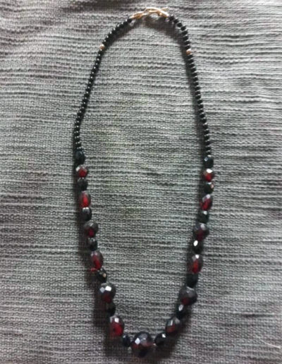 Necklace, Garnet, Equinox Jewelry