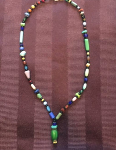 Necklace, Green Pendant, Equinox Jewelry