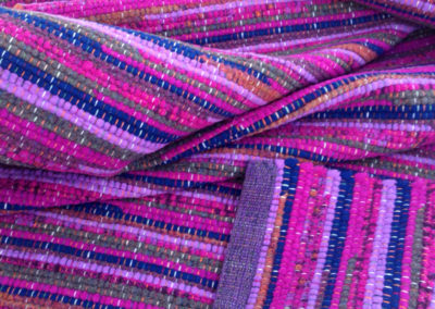 Multi colored Purple Wool Rug