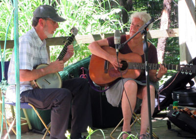 musicians at lilyfest hocking hills ohio